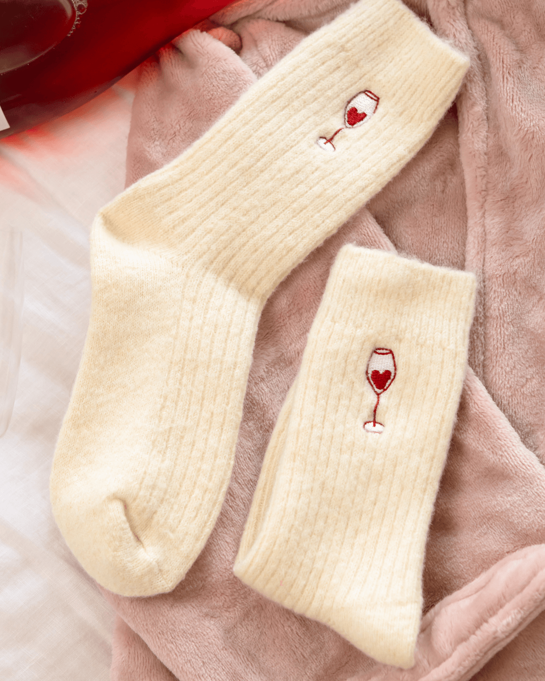 The Comfiest Socks - Wine Glass