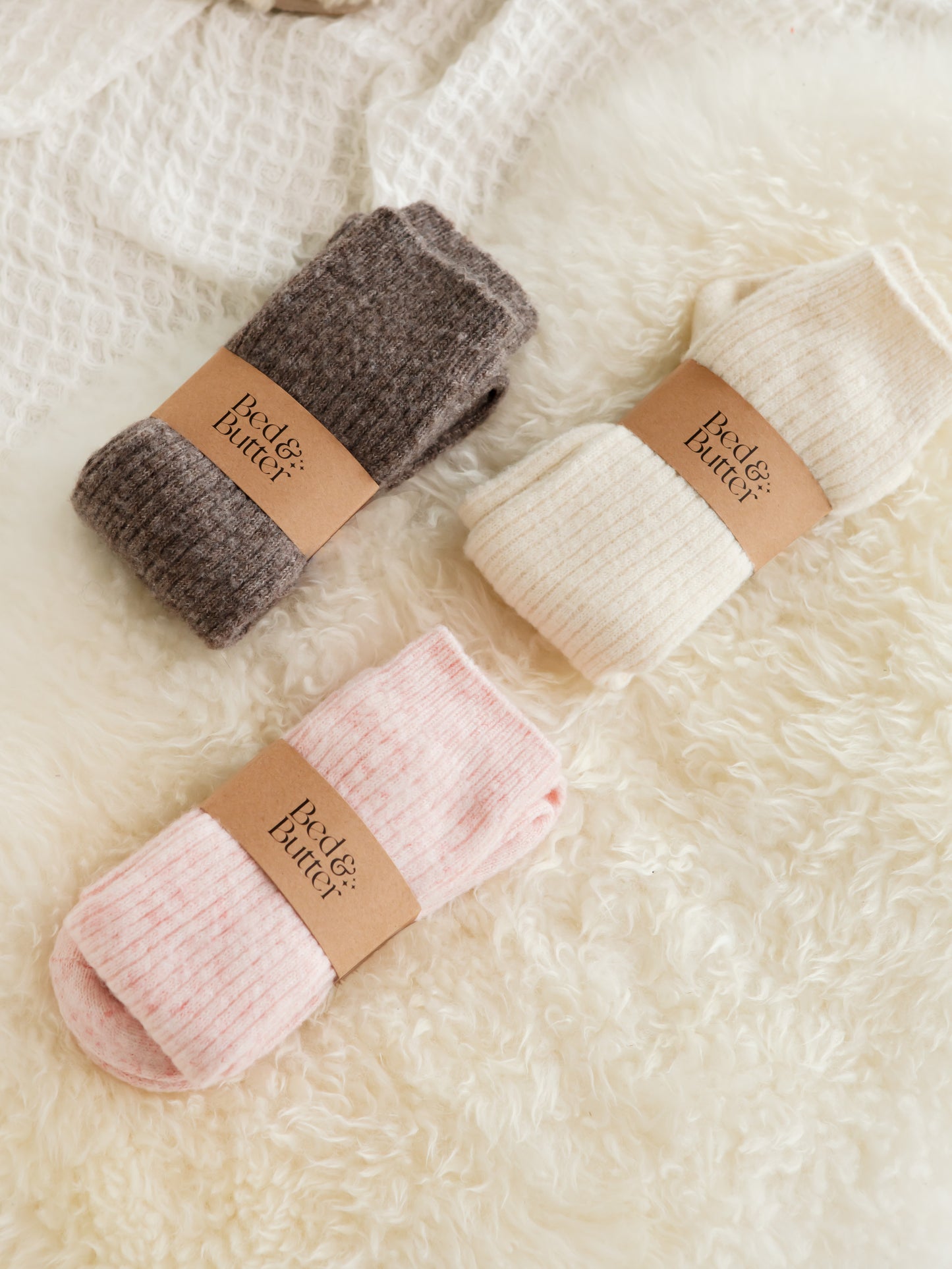 The Comfiest Socks - Cream