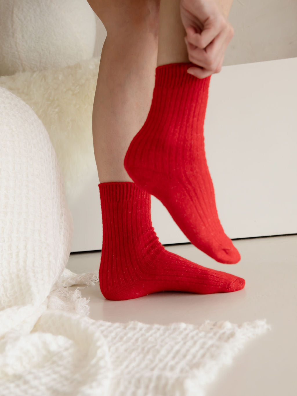 The Comfiest Socks - Red