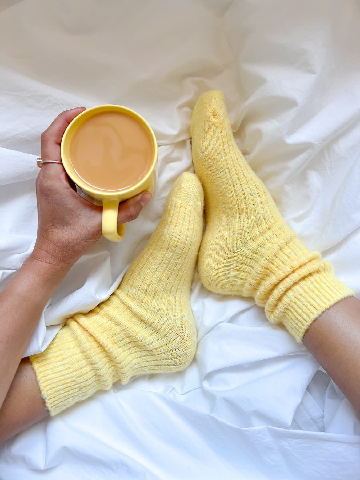 The Comfiest Socks - Yellow