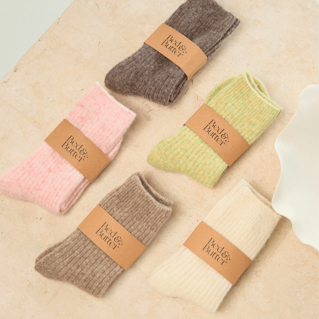 The Comfiest Socks - Light Brown