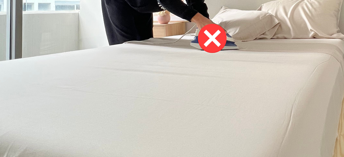 Wrinkle-free sheets! Easiest hack to remove creases