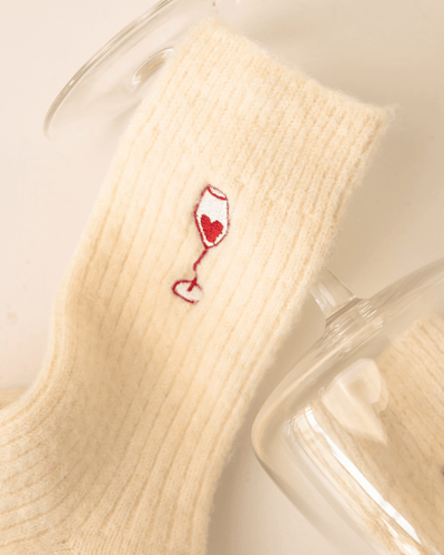 The Comfiest Socks - Wine Glass