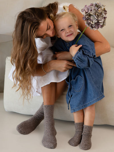 The Comfiest Socks - Kids - Light Choccy