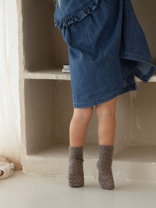 The Comfiest Socks - Kids - Light Choccy