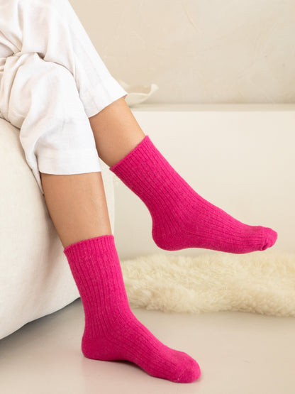 The Comfiest Socks - Fuchsia Pink (NEW!)