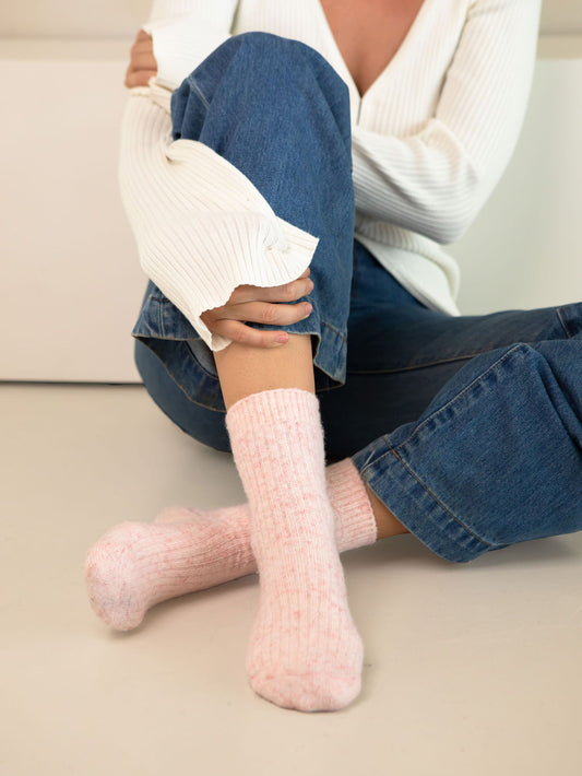 The Comfiest Socks - Blush Pink