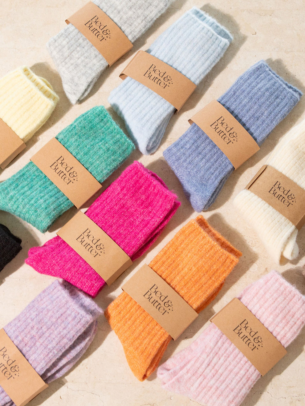 The Comfiest Socks - LITE | All Season Wear | Comfy Feet | Bed&Butter