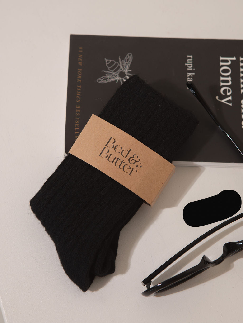 The Comfiest Socks - Lite - Black (NEW!)