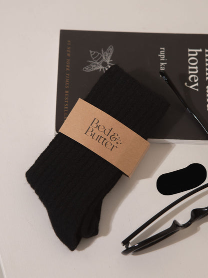 The Comfiest Socks - Lite - Black (NEW!)
