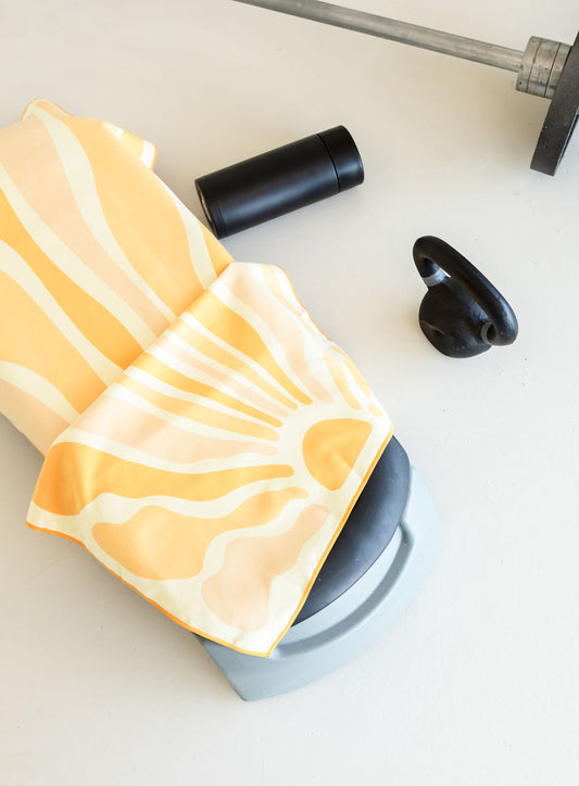 The Cute Gym Towel - Sunshine