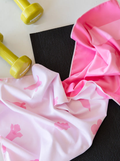 The Cute Gym Towel - Flower Power