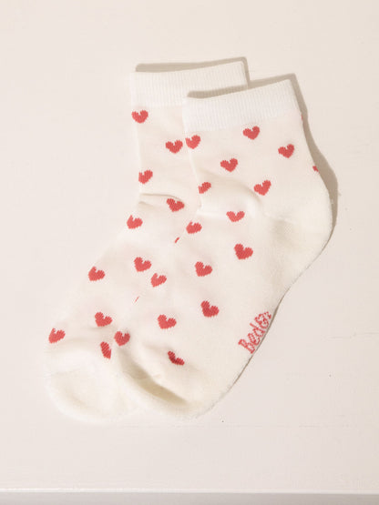 Everyday Bamboo Socks - Ankle - Hearts (Limited Edition)