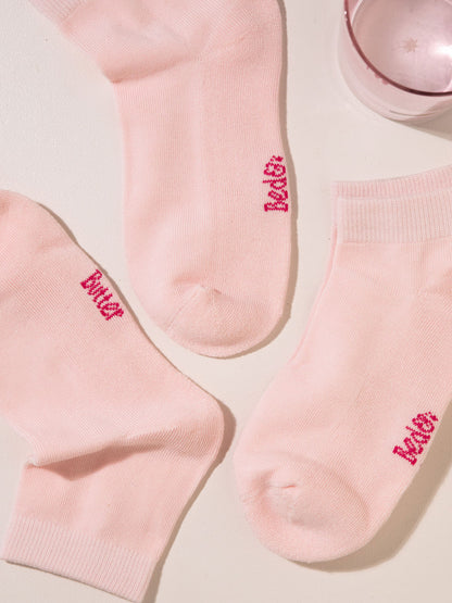 Everyday Bamboo Socks - Crew - Blush Pink