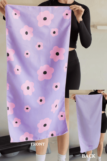 The Cute Gym Towel - Flower Power