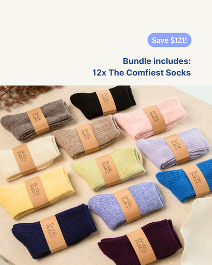 12x The Comfiest Socks Bundle
