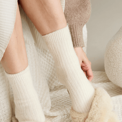The Comfiest Socks - Cream
