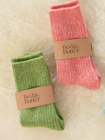 The Comfiest Socks - Light Red